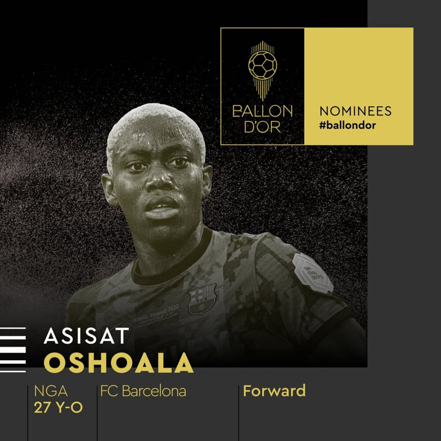 Asisat Oshoala Becomes First African Woman to Bag Ballon d'Or Nomination | The African Exponent.