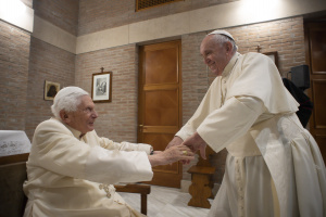 Pope urges prayers for 'very ill' ex-pontiff Benedict