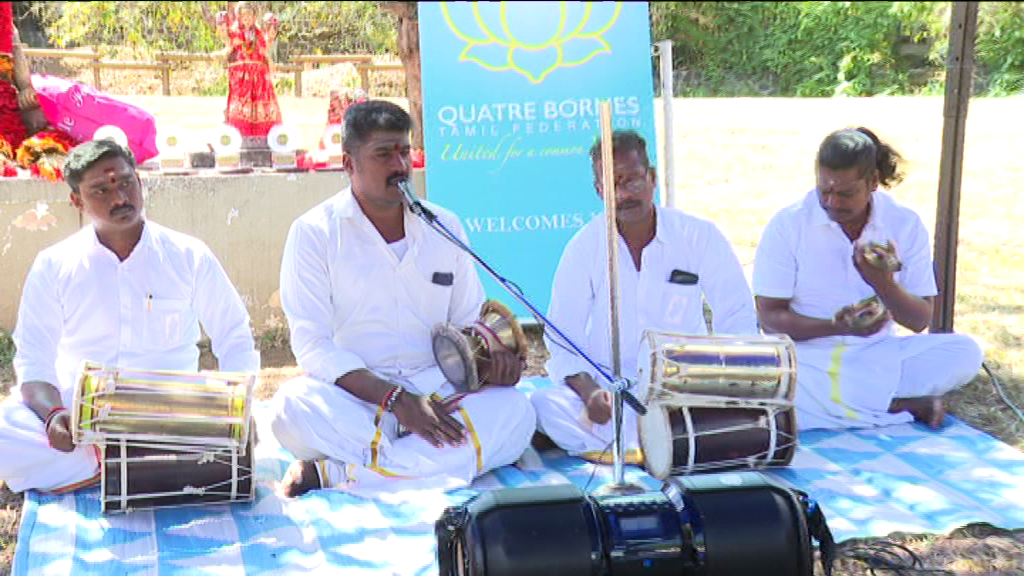 Quatre-Bornes Tamil Federation: atelier autour des instruments d'antan