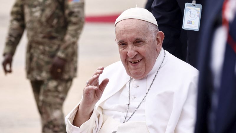 Pope Francis arrives in South Sudan in historic trip | CNN
