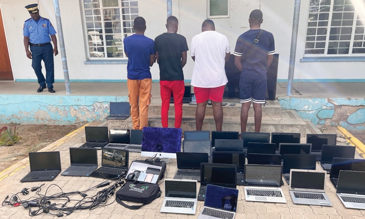 Four nabbed with N$150 000 worth of stolen laptops, phones - The Namibian