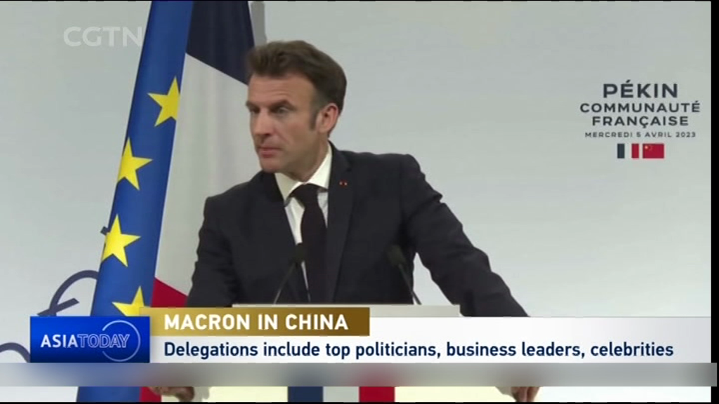 [VIDÉO] Visite d'Emmanuel Macron en Chine pour parler d'Ukraine