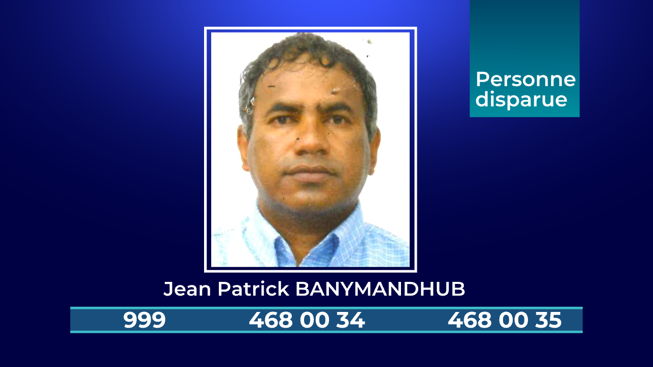 Quatre Bornes : M. Jean Patrick Banymandhub, un quinquagénaire porté disparu