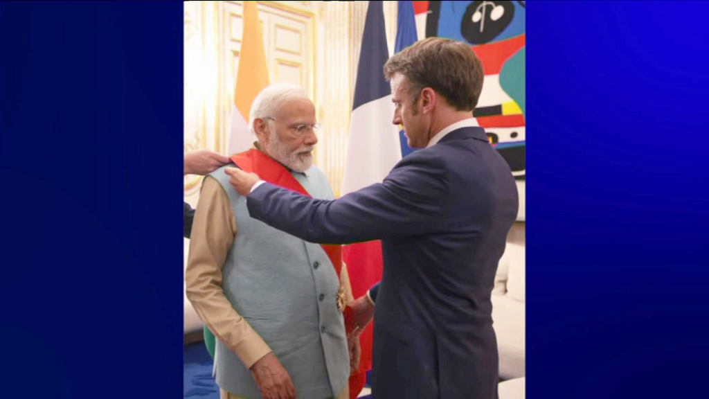 [VIDÉO] Fête nationale française : Narendra Modi reçoit la grand-croix de la Légion d'honneur